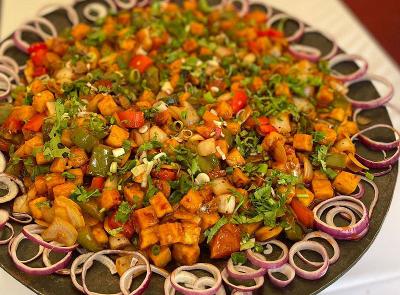 catering service buffet at wedding