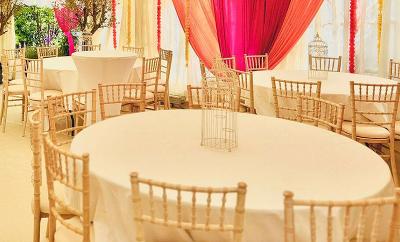 round table seating in venue