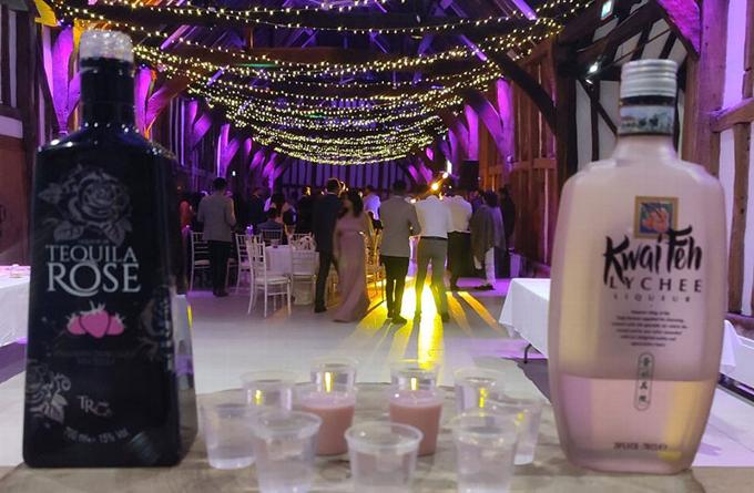 shots at barn wedding